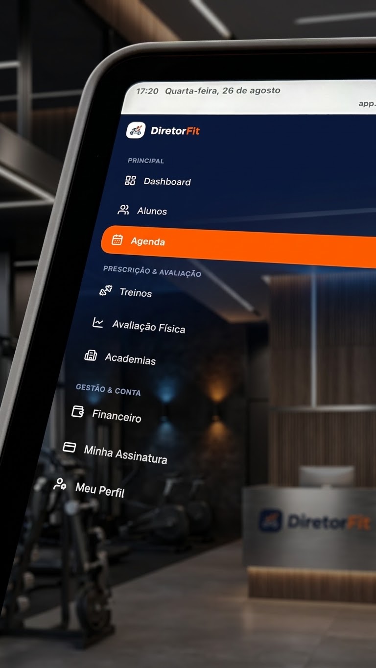 Portal do Aluno DiretorFit na Academia